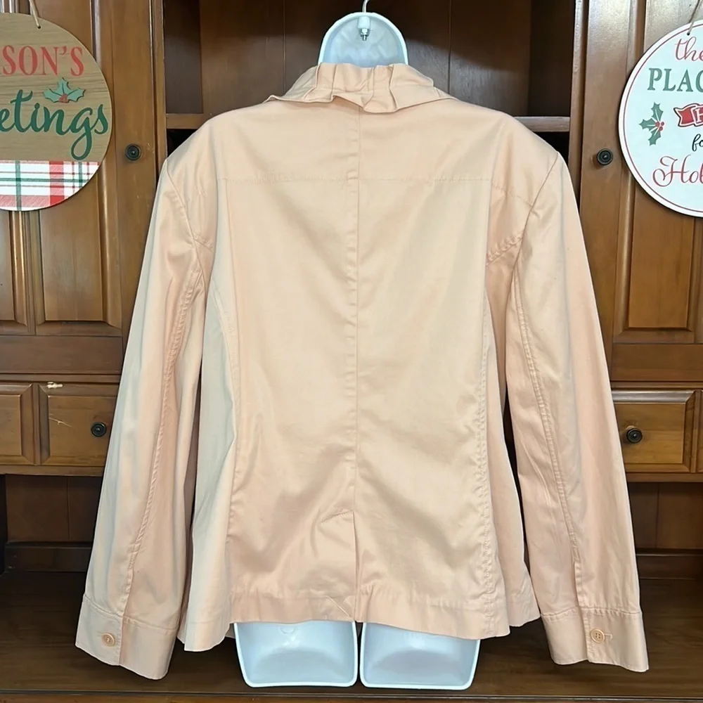 Talbots Ruffled Blazer Blush 20W - Picture 9 of 16